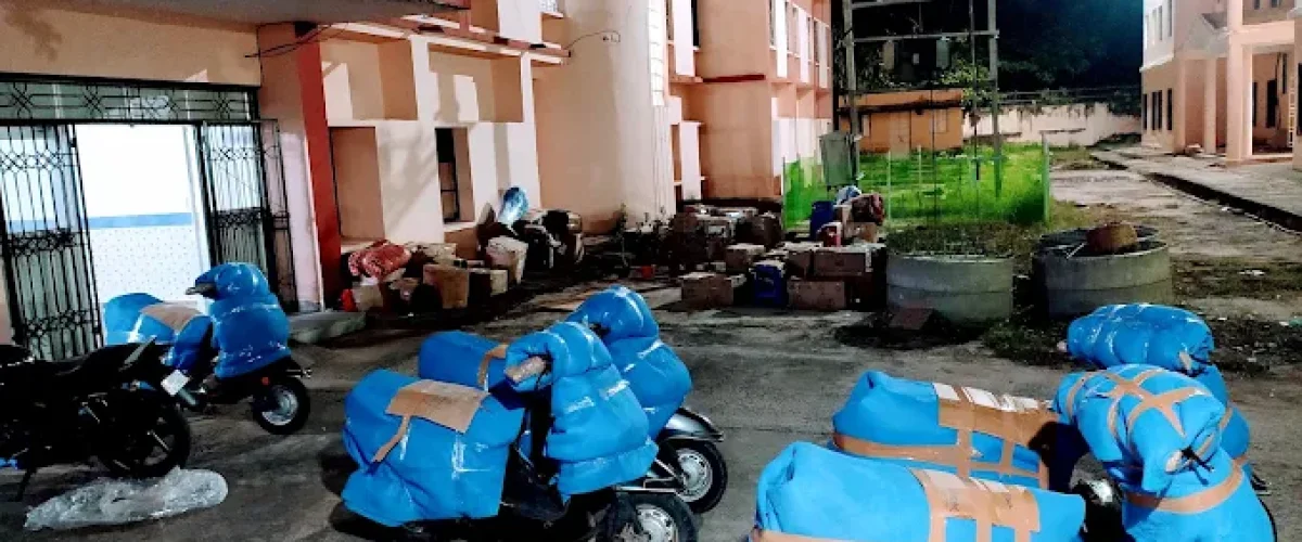 Household goods packed for home shifting by Speedline Movers in Bhubaneswar Title